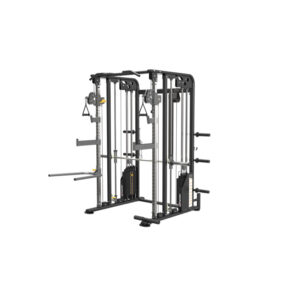 Impulse - Multifuncion con Multipower - Multi Fuctional trainer with smith (Placas)COLOR NEGRO200lb x2 en placas (ESWS-200 x2)